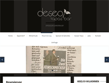 Tablet Screenshot of deseo-hamburg.com